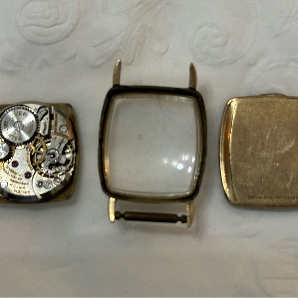 Vintage Gruen Watch Parts Set - Picture 2 of 2